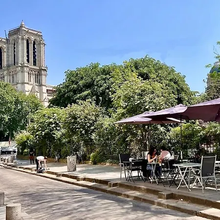Apartment Rooftop Triplex With Garden At Notre Dame Paris